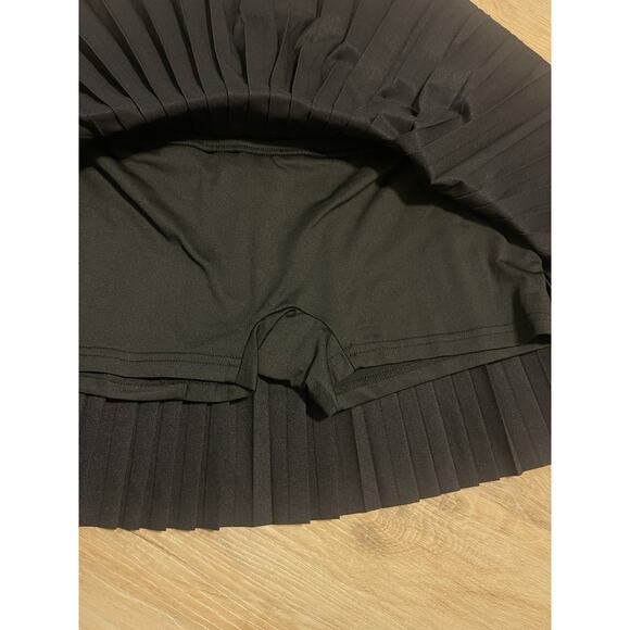 FAIR LIAR Women Black Pleated Golf Mini Skirt Skort Size XS Rhinestone - Picture 6 of 7